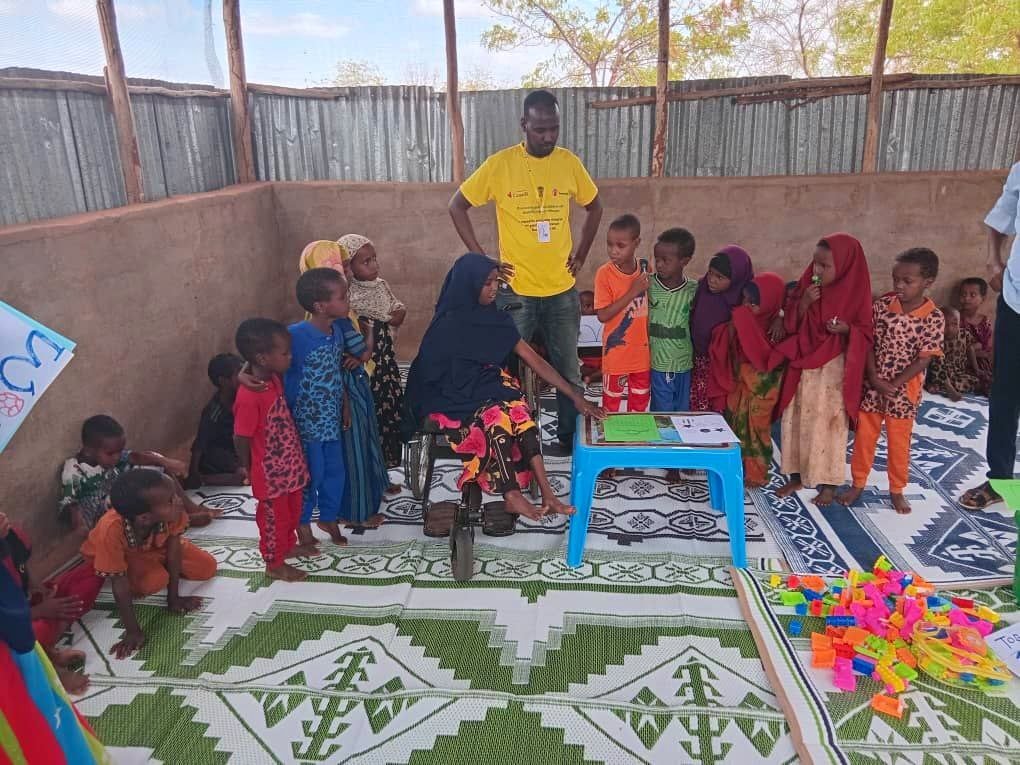 Young children at a Wa-PYDO early childhood education centre in the Dollo Ado refugee camps