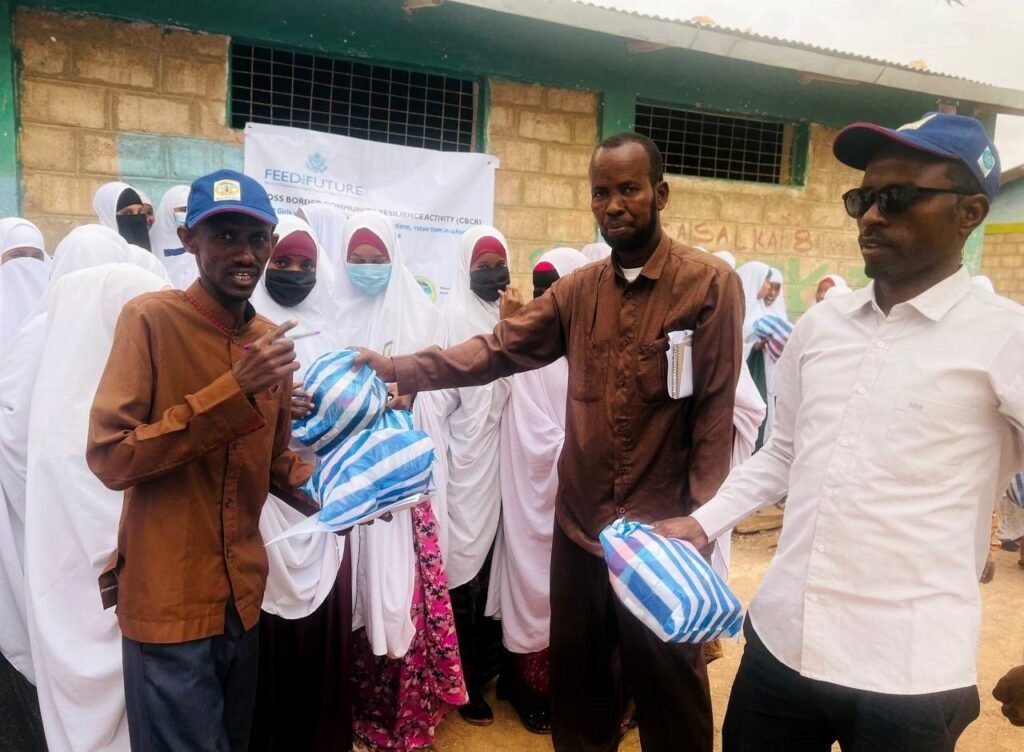 Dignity kits handed to students at a high school in Dollo Ado