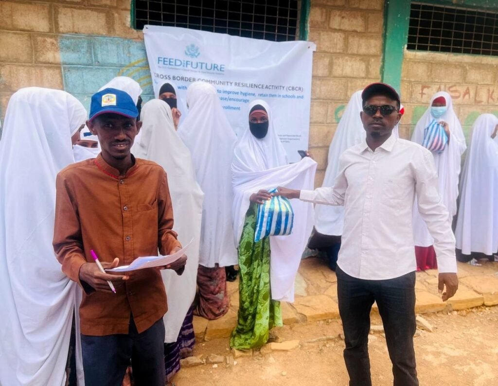 Dignity kit distribution under the Feed the Future Cross-Border Community Resilience Activity