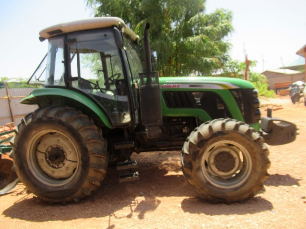 A tractor provided through Wa-PYDO's farm mechanisation support for smallholder farmers.