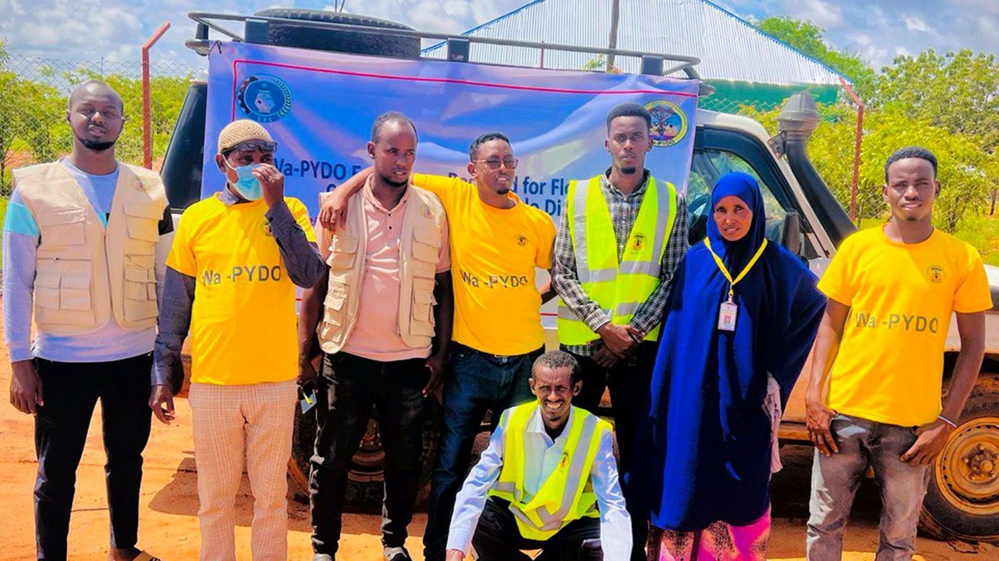 The Wa-PYDO field team on deployment in the Somali Region